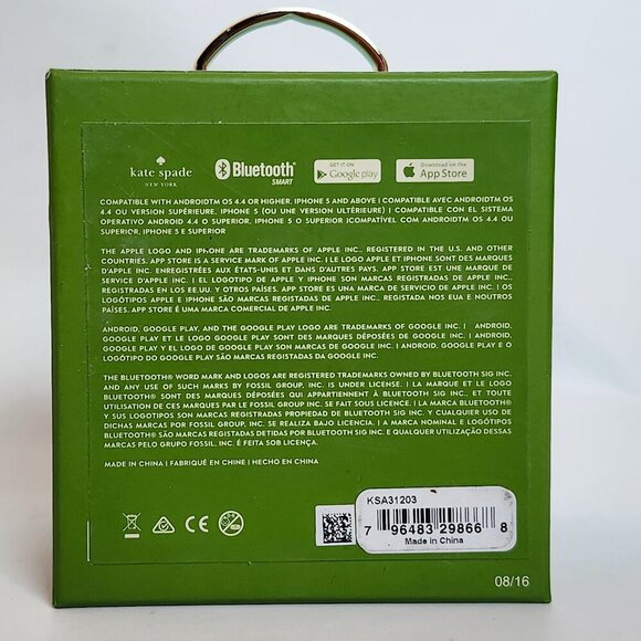 Kate Spade New York Activity Tracker KSA31203 BOX ONLY - Picture 5 of 7